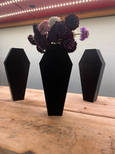 Load image into Gallery viewer, Coffin Flower Vase - 3D Printed - Gothic Home Décor