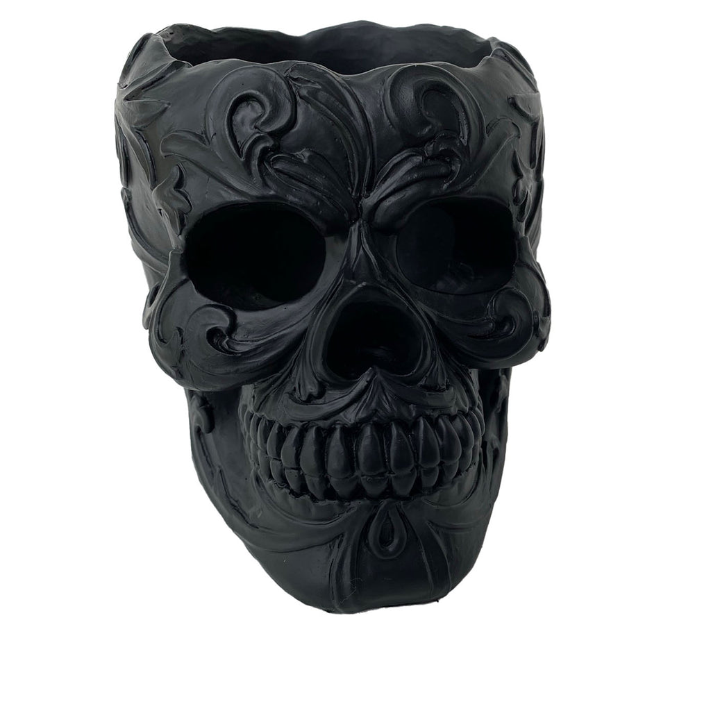 SKULL PEN or MAKE UP BRUSH HOLDER